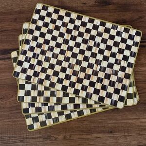 Mackenzie Childs courtly check placemats